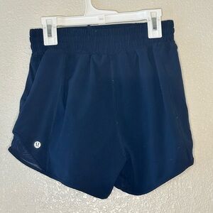 lululemon athletica Women's Dark Blue Hotty Hot Shorts